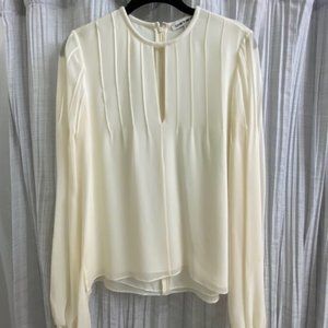 ecru elizabeth&james blouse size 0